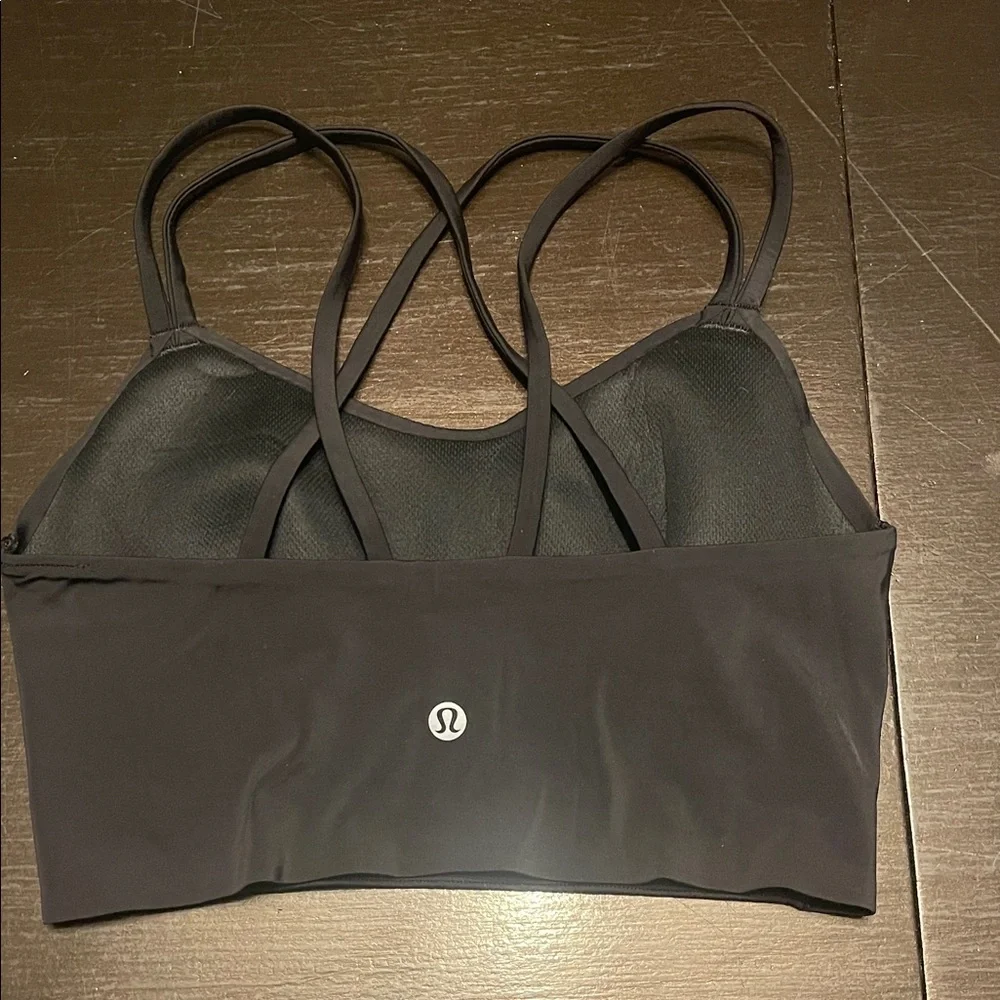 Lululemon Athletica Black Double-Strap Sports Bra - Picture 2 of 2